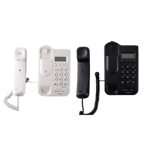 Corded Telephone for Desk Landline Desktop House Phone Seniors Caller - Picture 1 of 10