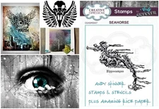 ANDY SKINNER STAMPS & STENCILS NOW ON SALE MANY RETIRED SO DON'T DILLY DALLY!