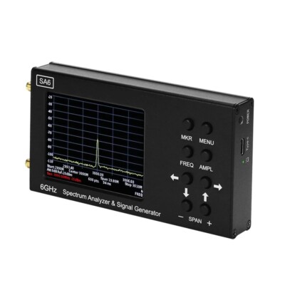 SA6 6GHz Spectrum Analyzer Signal Genertor 3G 4G LTE CDMA DCS GSM GPRS GLONASS