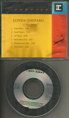 VONDA SHEPARD I shy Away 6TRX REMIXES & DUB & PERCAPELLA PROMO DJ CD Single USA