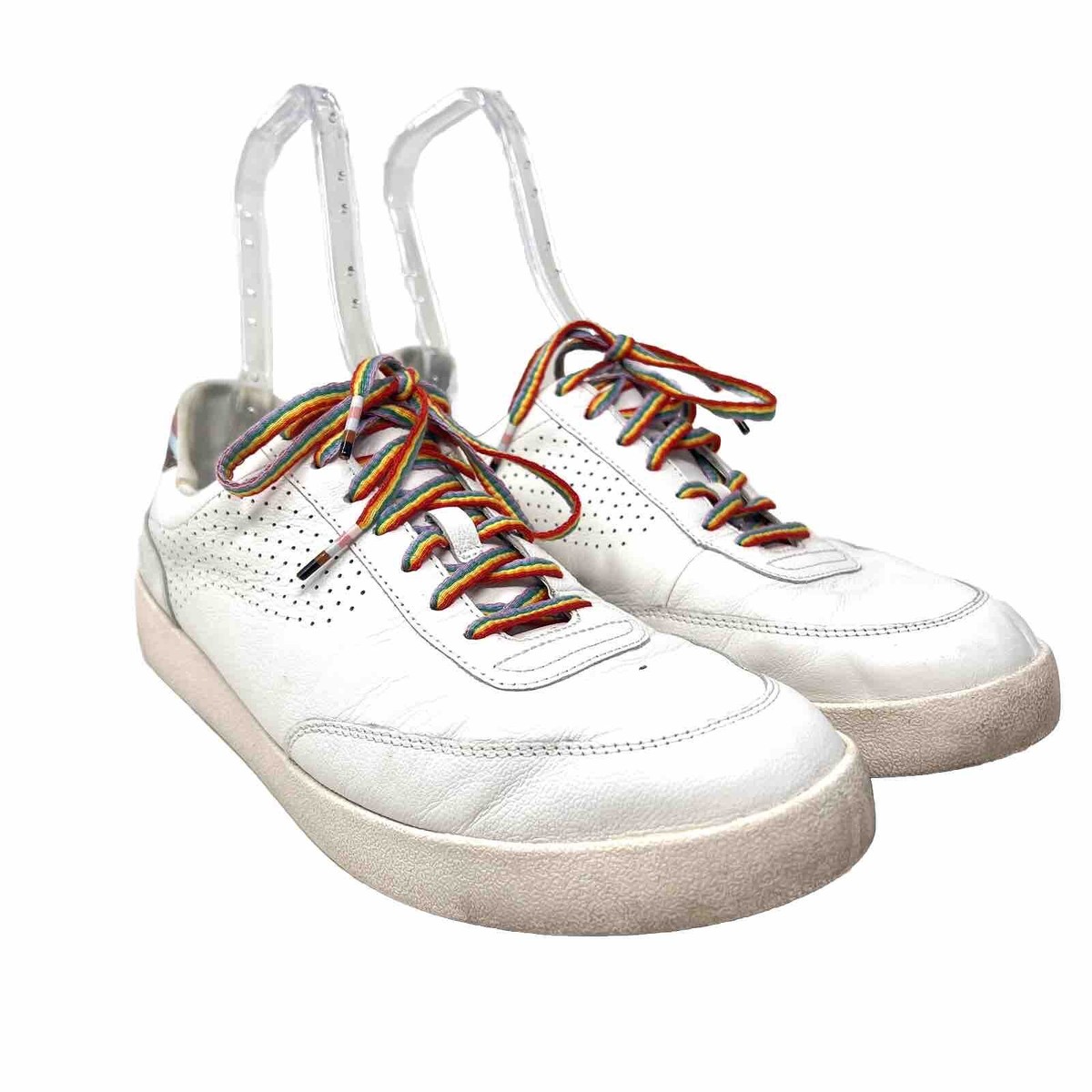 Hush Puppies Mens Charlie Court Rainbow X Free Mom Hugs Shoes Pride LGBTQ Sz 11 Show your Pride year-round when you wear the Charlie Pride  main image 3