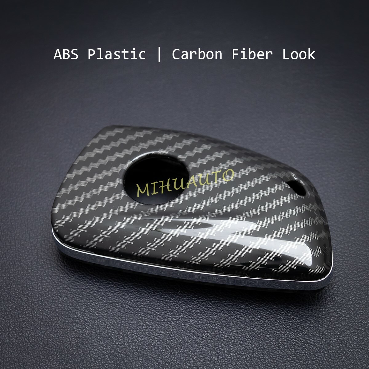 Chevrolet GMC [4-5] Series Key Fob Case - 5 Buttons - Tahoe Suburban Yukon Silverado 1500 Sierra - Handcrafted In USA | Leather Brut BG-Back Gate - Foto 2