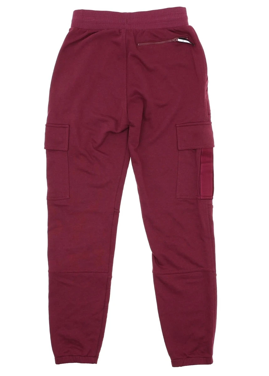 Alo L94319 Mens Burgundy Highline Cargo Pants Size S