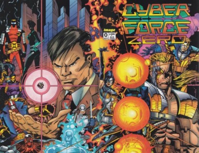 Cyber Force Zero #0 umlaufendes Cover FN/VFN (1993) Image Comics