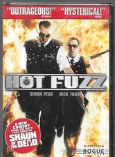 ROGUE Universal, HOT FUZZ 2007 Film , Widescreen Edition, Simon Pegg USED DVD