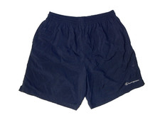 CHAMPION Navy Blue Nylon SWIM TRUNKS Beach Surf Pool Summer Gym Shorts Men's XL