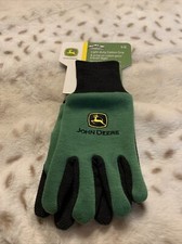 NWT John Deere Light-Duty Cotton Grip Gloves Gardening Gloves - Youth KIDS SIZE