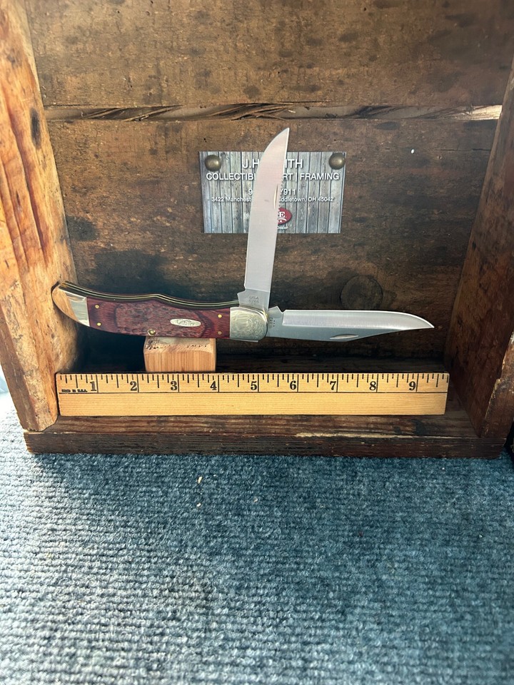 Case XX Knives Rosewood Standard Jig Folding Hunter Pocket Knife 00189