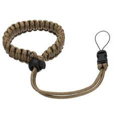 Camera Wrist Straps, Adjustable Braided Hand Strap with Connector, Coffee