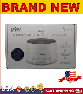 Pure Enrichment Doze Sound Machine Sleep Therapy Light PEDOZE White Noise 6 Soun