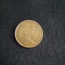England 2 New Pence Bronze Coin 1979 Queen Elizabeth II Brown Uncertified