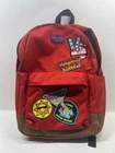 funko stranger things red backpack with patches
