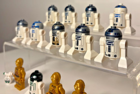 LEGO Star Wars Minifigure Lot x15 &ndash; R2-D2, BB-8, C-3PO, Astromechs Bundle