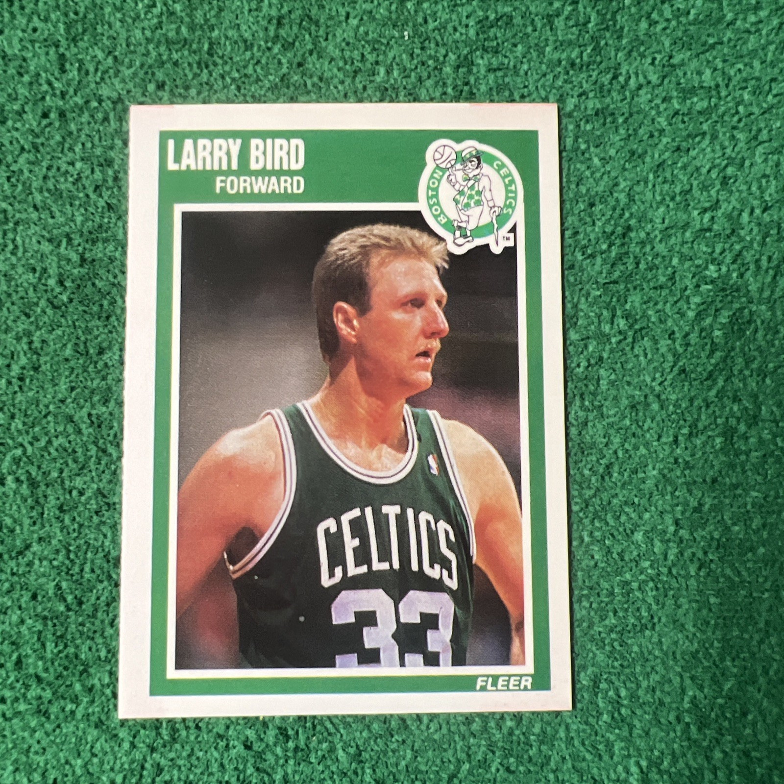 Larry Bird  1989-90 Fleer NBA Basketball #8 Celtics
