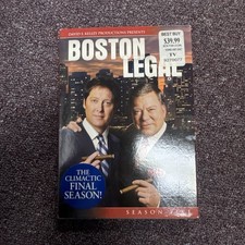 Boston Legal Season 5 w/ Slipcover DVD 4-Disc Set Five 5th Fifth Complete 2009