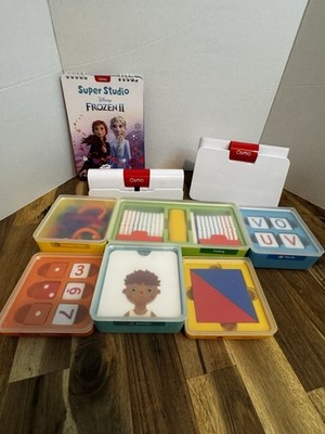 Large Osmo Learning system Lot iPad/Fire Tablet Bases Genius Set Coding Stories