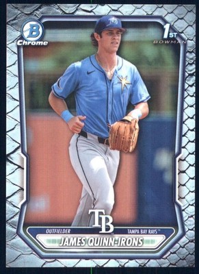 James Quinn-Irons 2026 Bowman Chrome Prospects 1st Bowman #BCP-4 Reptilian