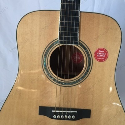 All Solid Wood Vintage Acoustic Guitar Solid Spruce Top&Mahogany Back and Sides