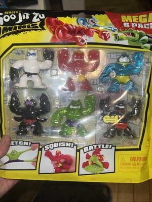 Heroes of Goo Jit Zu Minis MEGA 6 PACK Goo vs. Evil New Sealed