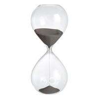 Mascagni Casa Sanduhr 60 Minuten Glas 30Cm Sand Grau