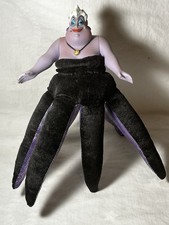Disney Store Little Mermaid Ursula Plush Doll 11" Sea Witch Octopus Vinyl Figure