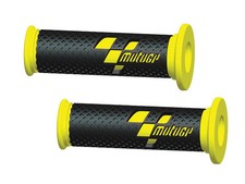 Coppia Manopole MOTO GP Nero Giallo scooter, Moto