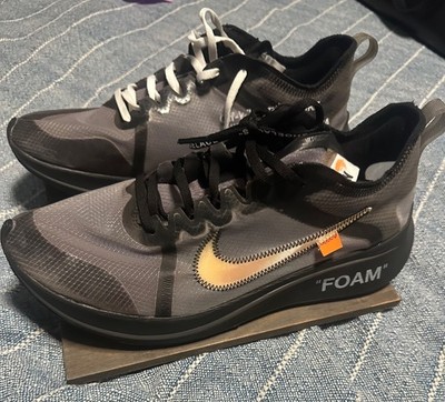 Off White Nike Fly Running Athletic shoe great condition Size 11.5M Aj4588-001