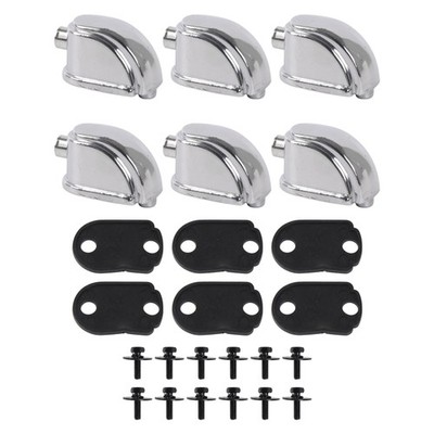 BQLZR Snare Drum Lugs Zinc Alloy 6 Pack