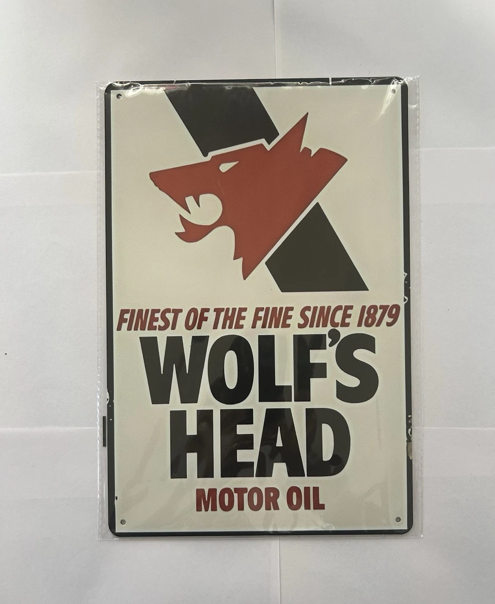 wolfs head motor oil sign products for sale | eBay