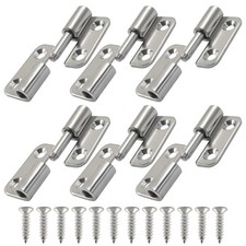 1.5 Inch Detachable Hinges 304 Stainless Steel Silver Left LiftOff 6 PCS