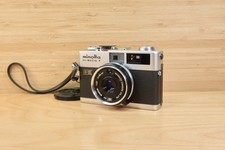 Vintage Minolta Hi-Matic F 35mm Rangefinder Film Camera, Rokkor 38mm f2.7 Lens