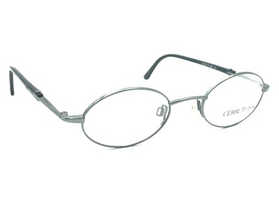CERRUTI 1881 C1216 B CM Gunmetal Dark Blue Oval Sunglasses Frames 48-20 135