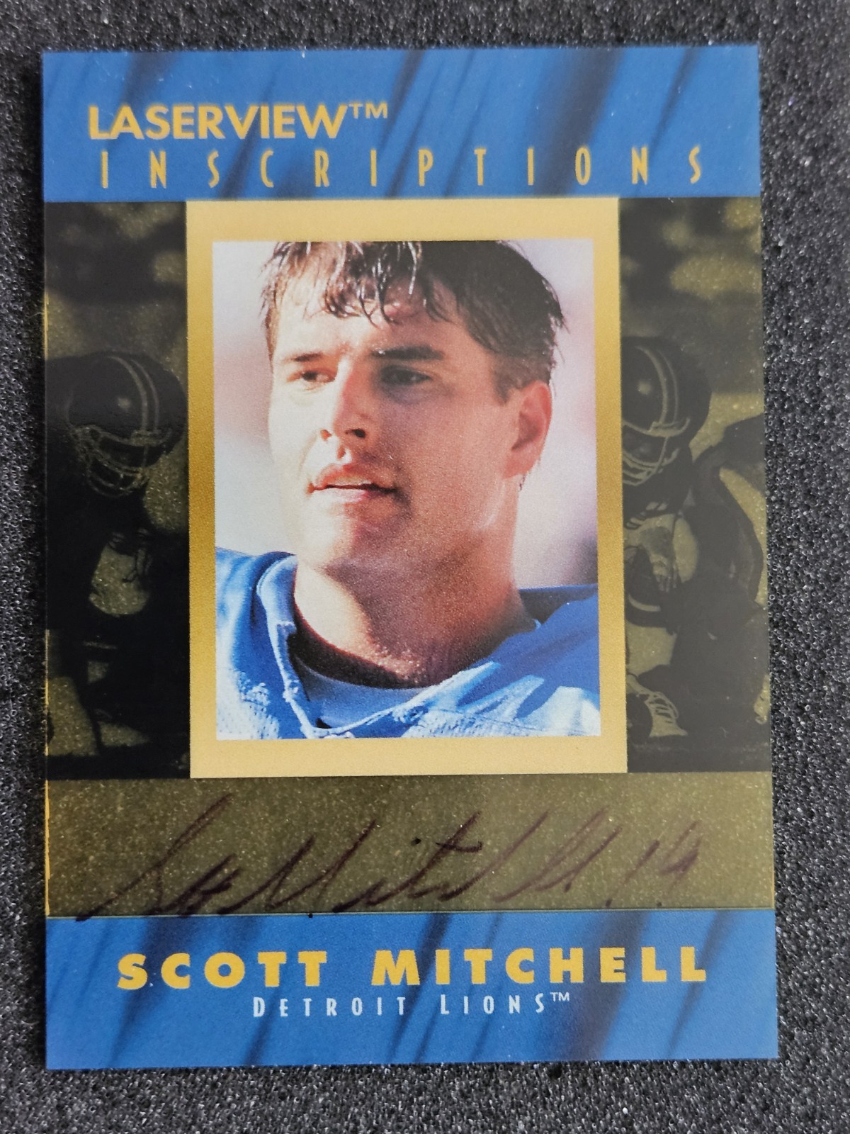 1996 Pinnacle Laser View - Auto Inscriptions Scott Mitchell /4900 (AU)