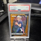 2024 Panini Prizm - Rookies Drake Maye #329 Disco Prizm (RC) PSA 9