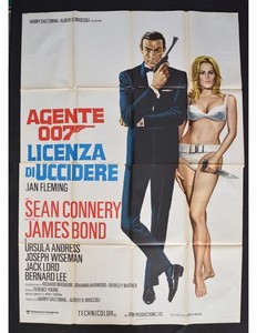 Poster Vintage De Cinéma Sean Connery - Format 50x70 Cm, Neuf | Décoration Murale Rétro
