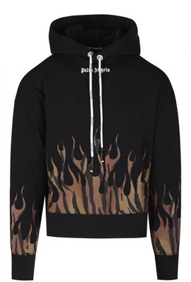 Palm Angels Hoodie Fire XXL fällt wie XL aus.