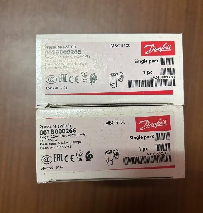 1PC Danfoss 061B000266 MBC5100 Brand New Pressure Switch DHL Free Shipping