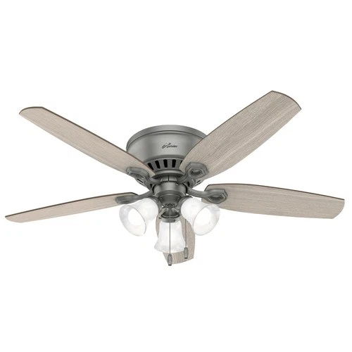 Hunter Fans - Builder 52 Inch Low Profile Ceiling Fan with LED Light Kit and - Picture 1 of 4