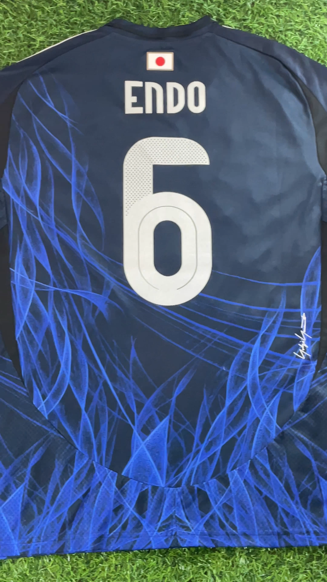 Japan Official 2024 Y-3 Jersey Shirt Kit – Wataru Endo - JPN 3XL