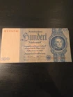 1935 GERMANY PAPER MONEY - 100 REICHSMARK BANKNOTE  NG826-79