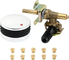 Natural Propane Gas Conversion Control Valve Kit, Gas Grill Burner Regulator Val