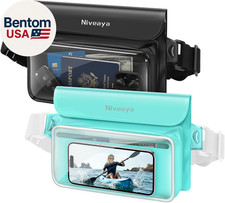 IPX8 Waterproof Fanny Pack for Men Women, Large Capacity Touch Screen Dry Bag fo