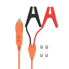 12V Automobile Charging Cable, Cigarette Lighter Plug to Alligator Battery