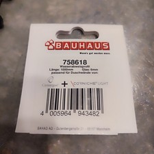 Wasserabweisprofil Ersatzdichtung Türdichtung Duschdichtung Dusche 6 mm 37 cm  