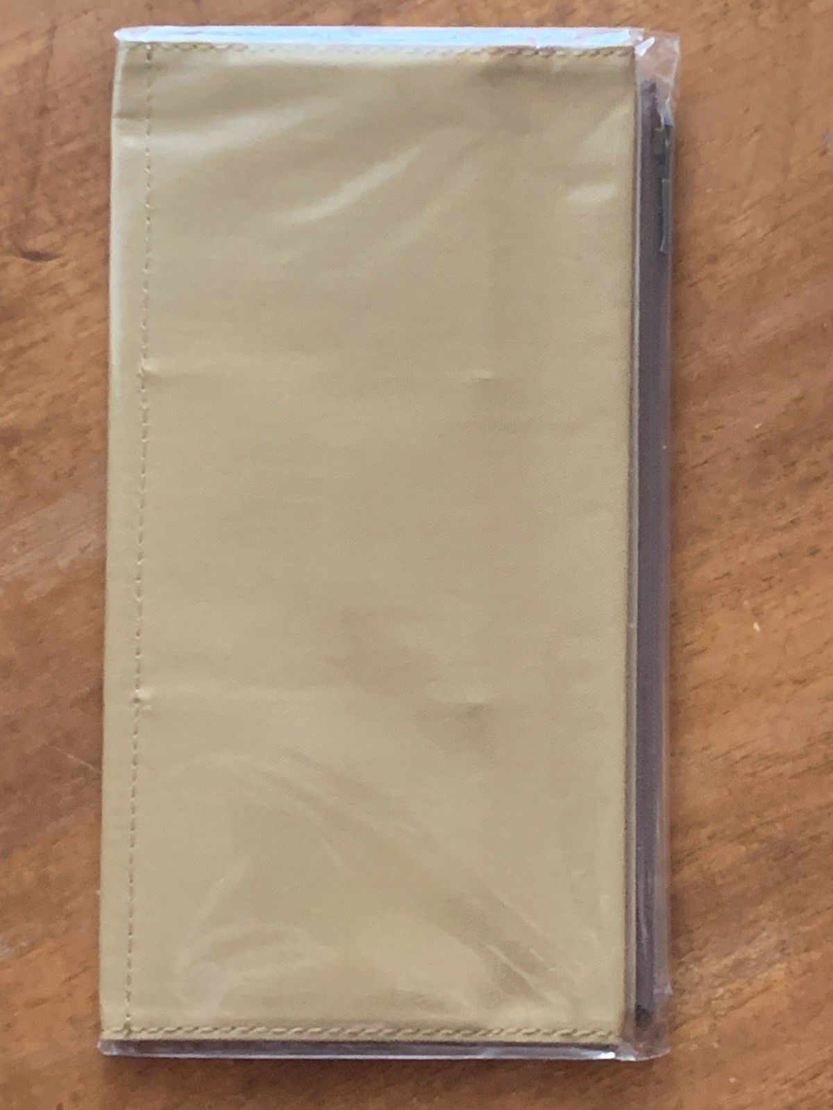 Traveler's Company Notebook Cotton Zipper Case Regular Size Beige