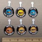 Original Vtg Hot Wheels HEAVYWEIGHTS Redline BUTTON BADGE Lot set 6 diff 1969 NM