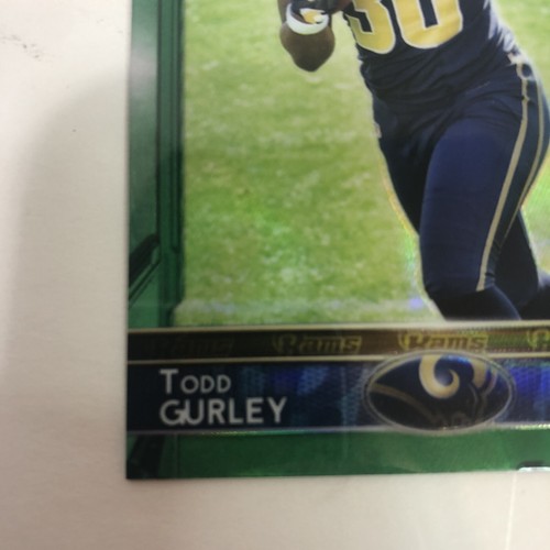 2015 Todd Gurley Rookie Card RC Topps Chrome Rams Falcons #110 - Picture 2 of 9