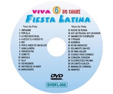 VIVA FIESTA LATINA SERIES KARAOKE DVD VOL.06 MARIACHI Free Shipping USA