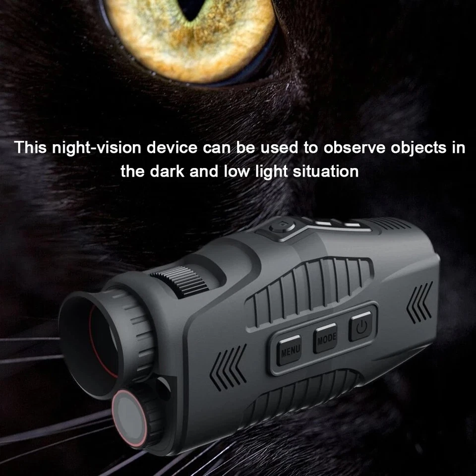 1080P HD Portable Video Telescope Night Vision Monocular Outdoor Hunting Hiking - Image 3 of 4