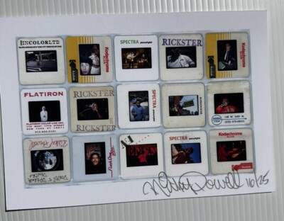 Ricky Powell Hand Signed Photo Print Slide Set#1 NYC Street
